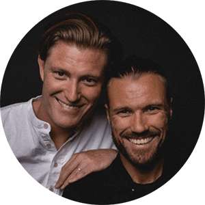 Photo of Thorald and Isaac Koren